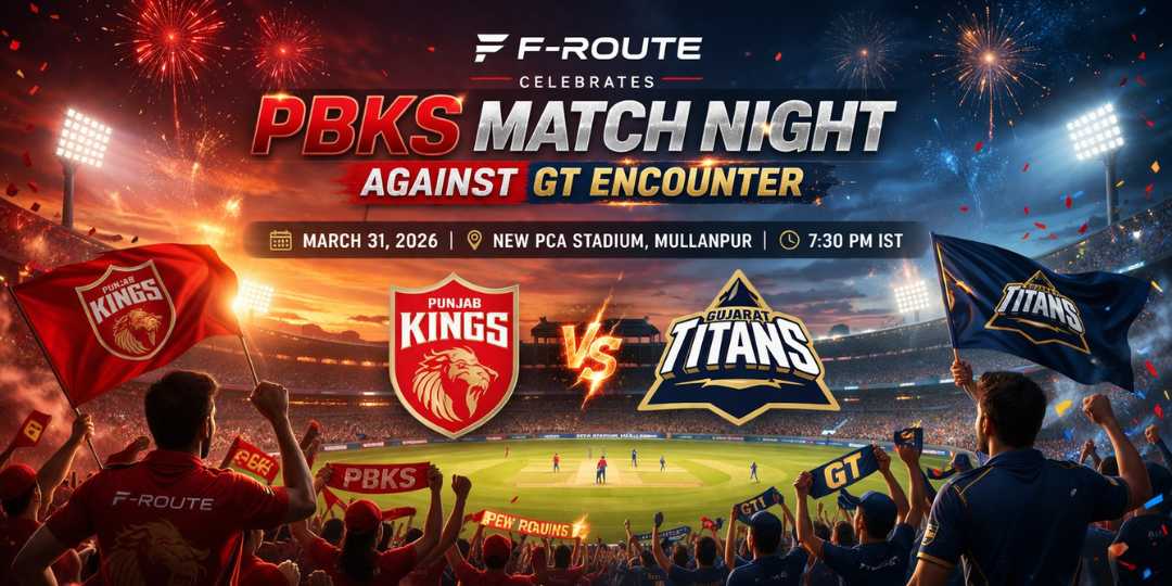 F-Route Celebrates PBKS Match Night Against GT Encounter