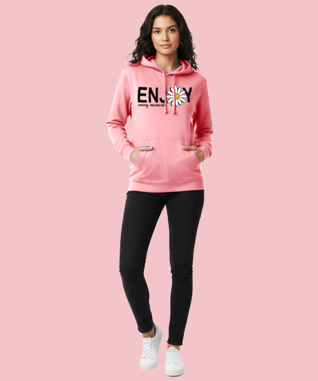 WOMEN'S ROUND NECK WITH HOODIE