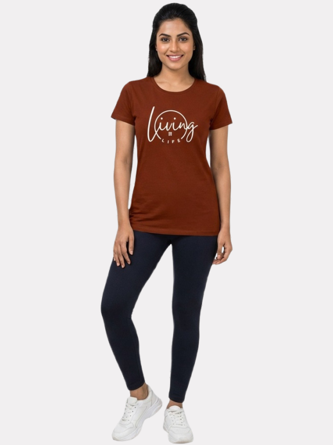 Women's Chest Print Long T-Shirts