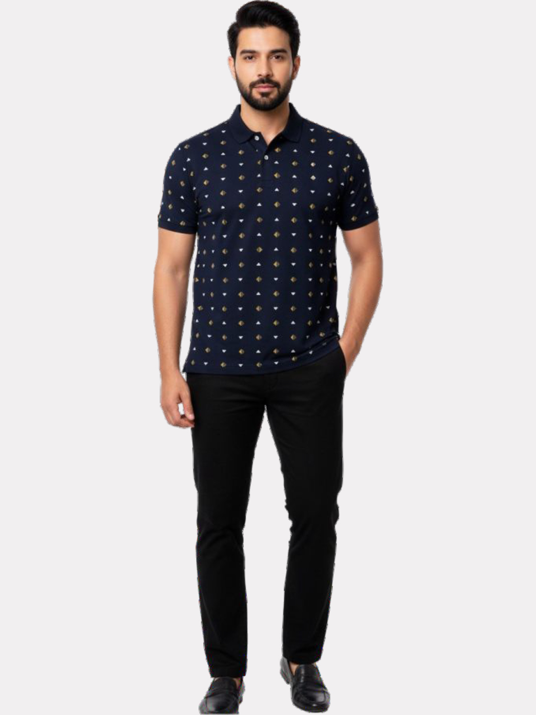 Men's All over Print Polo T-Shirt