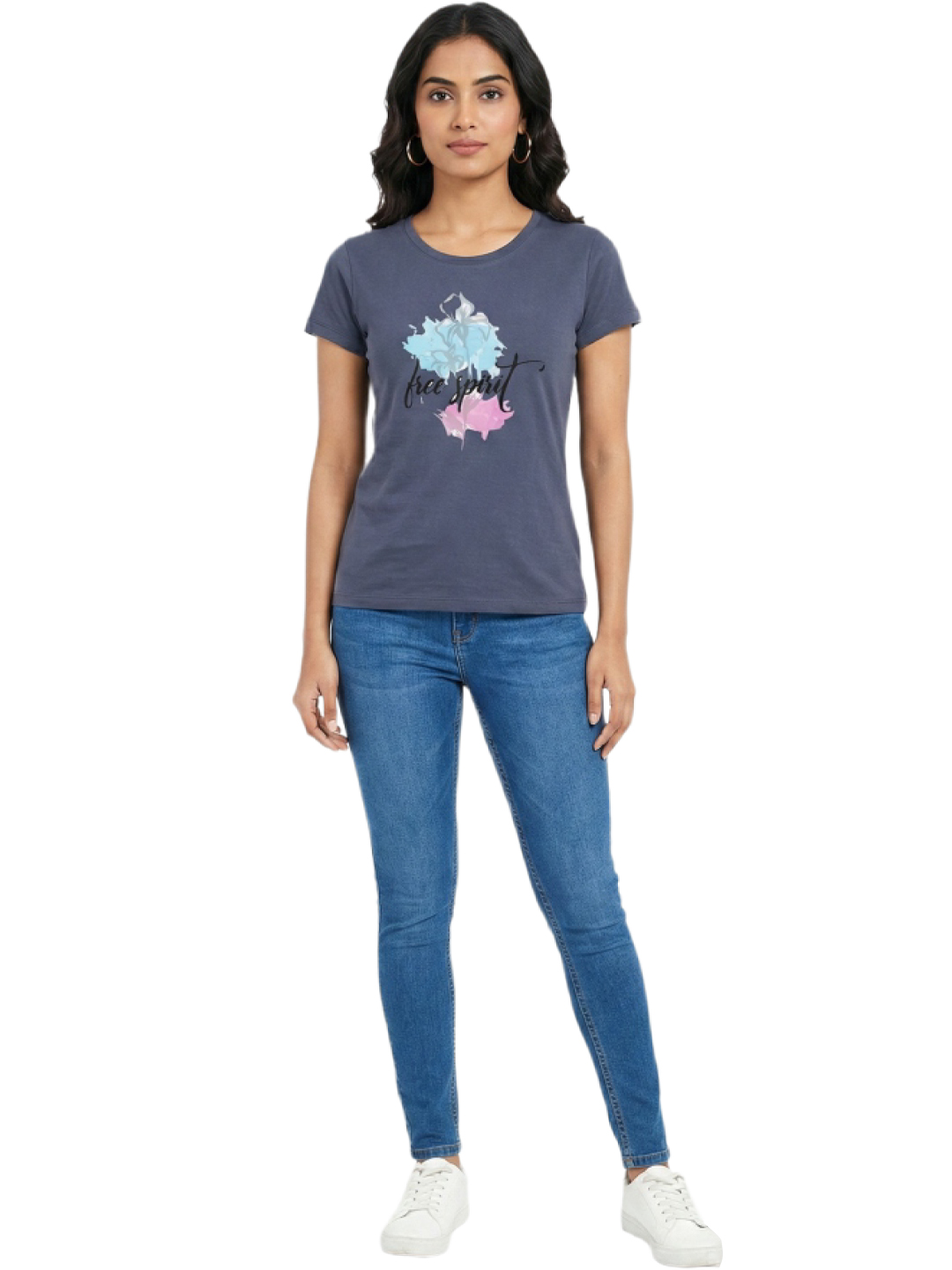 Women's Chest Print T-Shirts