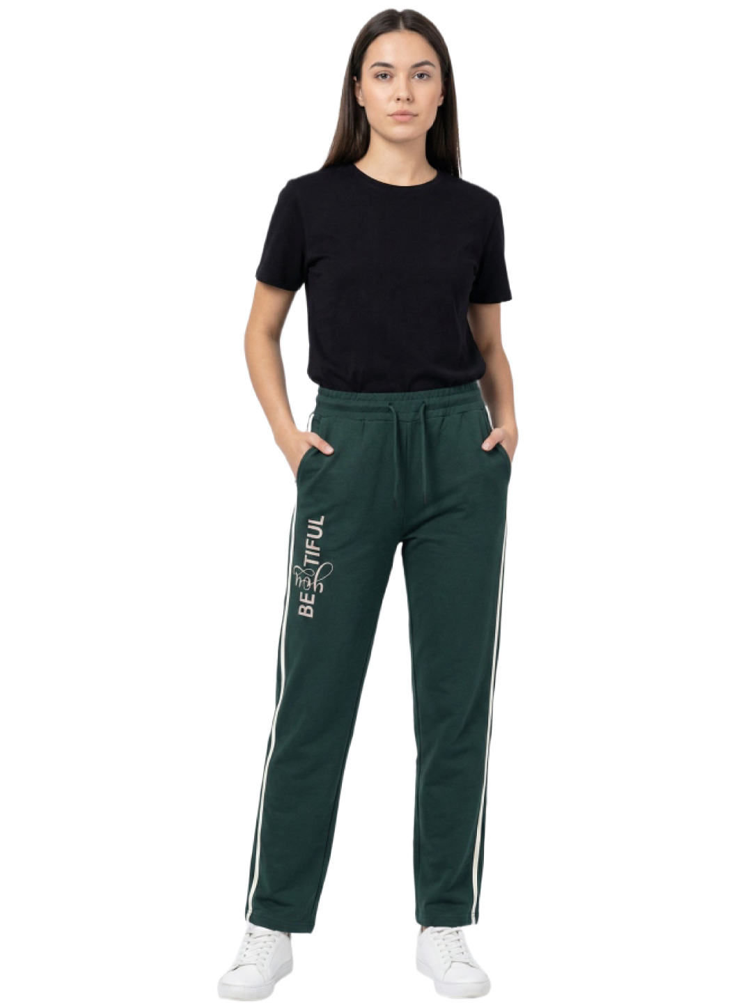 Women's Printed Loop Knit Trackpant