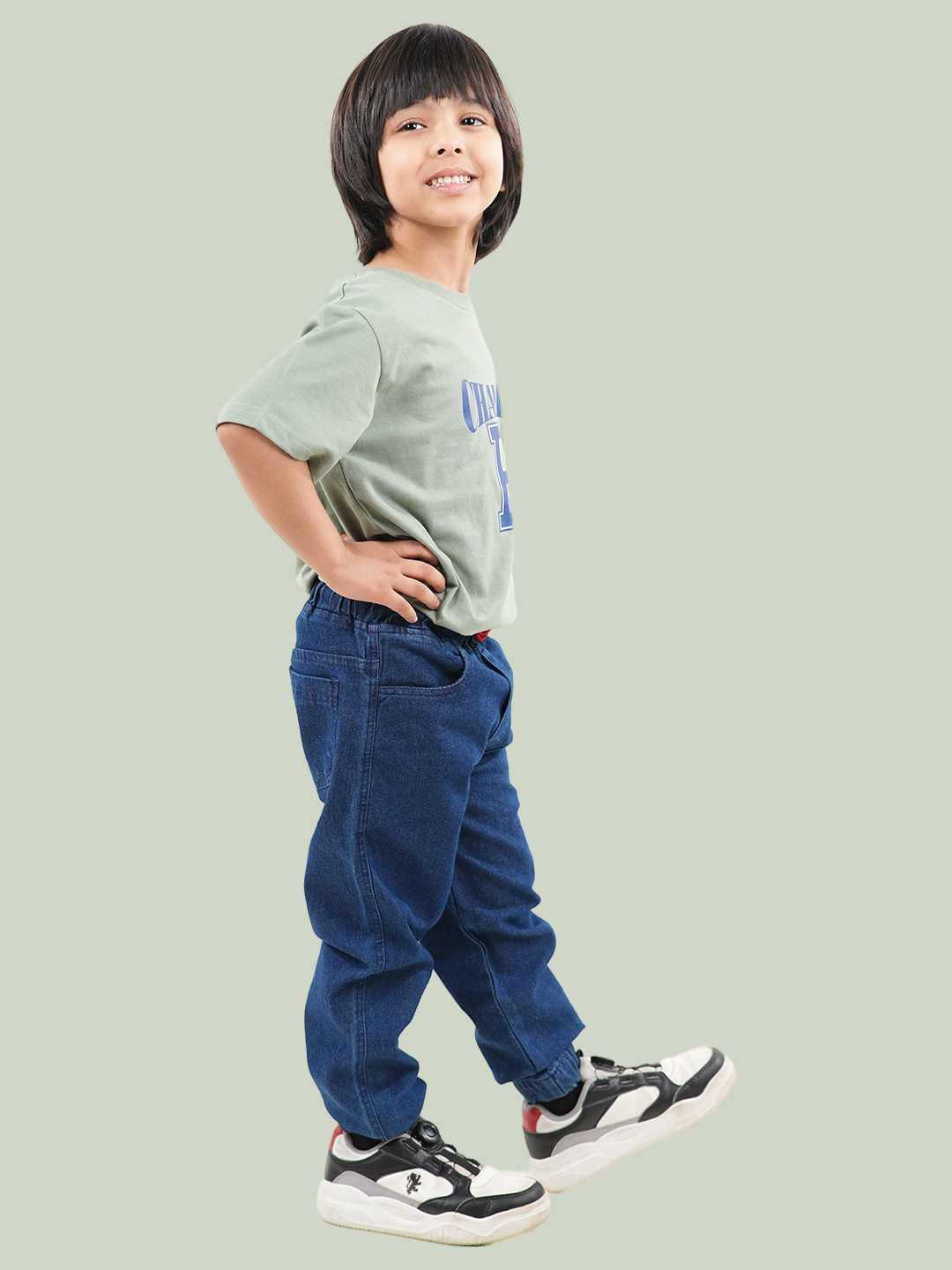 Boy's Denim Joggers