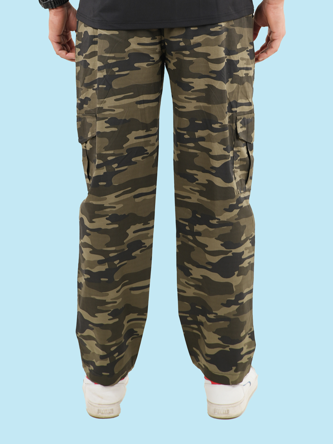 Men's Camouflage Cargo Trackpant